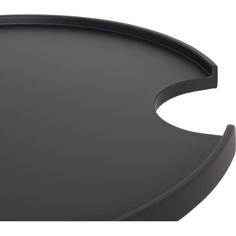 ΤΡΑΠΕΖΙ ΜΕΣΗΣ ΣΤΡΟΓΓΥΛΟ ΕΞ.ΧΩΡΟΥ TEROC HM6434.01 ΑΛΟΥΜΙΝΙΟ ΓΚΡΙ Φ70x44Υεκ