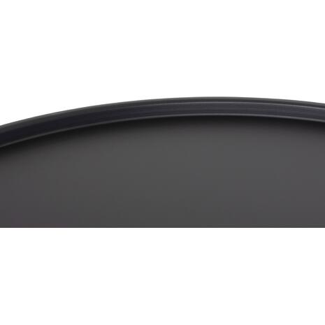 ΤΡΑΠΕΖΙ ΜΕΣΗΣ ΣΤΡΟΓΓΥΛΟ ΕΞ.ΧΩΡΟΥ TEROC HM6434.01 ΑΛΟΥΜΙΝΙΟ ΓΚΡΙ Φ70x44Υεκ