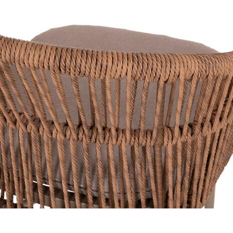 ΠΟΛΥΘΡΟΝΑ ΑΛΟΥΜΙΝΙΟΥ ORIN HM6265.03 ΚΑΠΟΥΤΣΙΝΟ- P.E.RATTAN ΣΕ ΦΥΣΙΚΟ 58x61x75Υεκ.