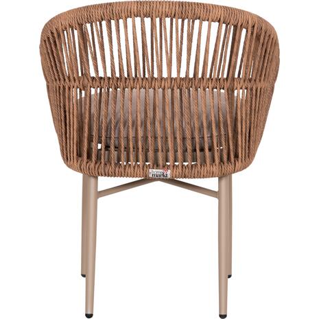 ΠΟΛΥΘΡΟΝΑ ΑΛΟΥΜΙΝΙΟΥ ORIN HM6265.03 ΚΑΠΟΥΤΣΙΝΟ- P.E.RATTAN ΣΕ ΦΥΣΙΚΟ 58x61x75Υεκ.