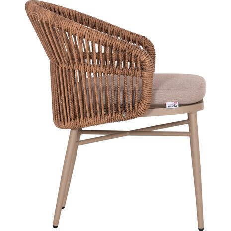 ΠΟΛΥΘΡΟΝΑ ΑΛΟΥΜΙΝΙΟΥ ORIN HM6265.03 ΚΑΠΟΥΤΣΙΝΟ- P.E.RATTAN ΣΕ ΦΥΣΙΚΟ 58x61x75Υεκ.