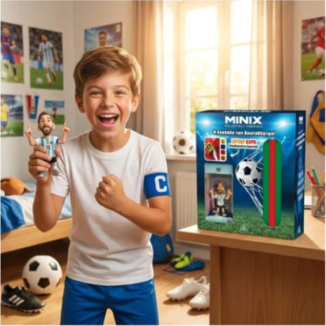 Παιχνιδολαμπάδα Minix – Η Λαμπάδα Των Πρωταθλητών Φιγούρα Minix 12 Εκ. (MNXY8000) (διάφορα μεγέθη)