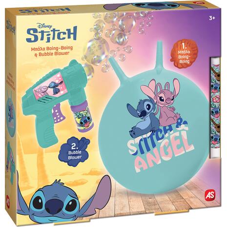 As company Παιχνιδολαμπάδα Boing & Bubble Gun Disney Stitch (1500-15767)