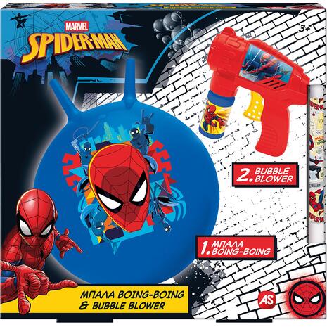 As company Παιχνιδολαμπάδα Boing and Bubble Gun Spiderman (1500-15768)