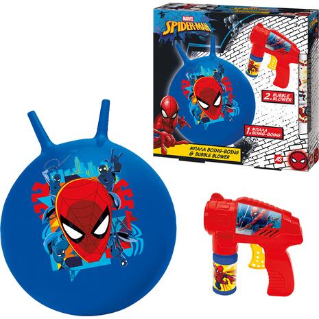 As company Παιχνιδολαμπάδα Boing and Bubble Gun Spiderman (1500-15768)