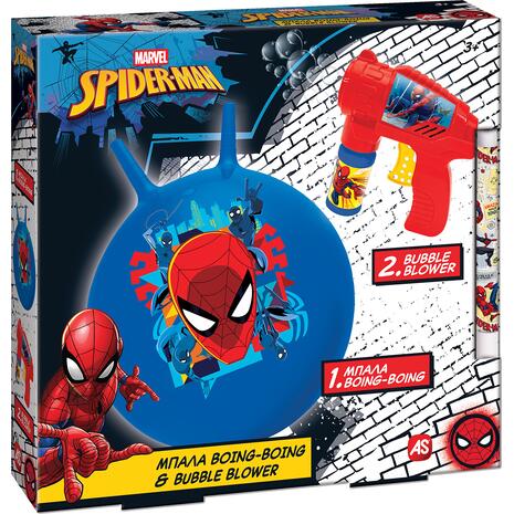 As company Παιχνιδολαμπάδα Boing and Bubble Gun Spiderman (1500-15768)