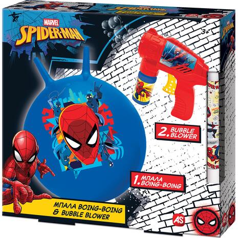 As company Παιχνιδολαμπάδα Boing and Bubble Gun Spiderman (1500-15768)