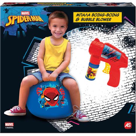 As company Παιχνιδολαμπάδα Boing and Bubble Gun Spiderman (1500-15768)