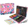 Happihobbi Κασετίνα Ζωγραφικής Deluxe 100 Αξεσουάρ Μονόκερος (1038-82063)