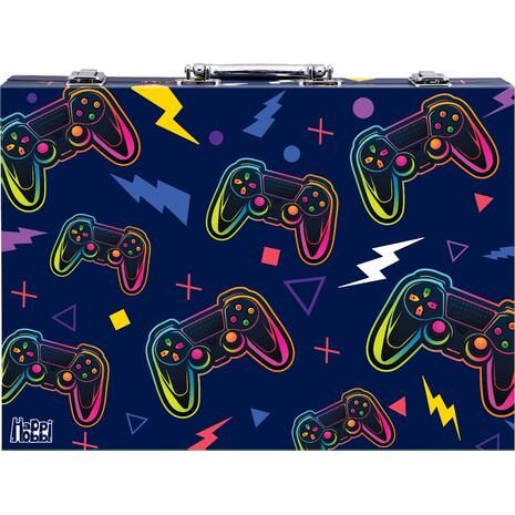 Happi Hobbi Happihobbi Κασετίνα Ζωγραφικής Deluxe 100 Αξεσουάρ Βιντεοπαιχνίδι (1038-82064)