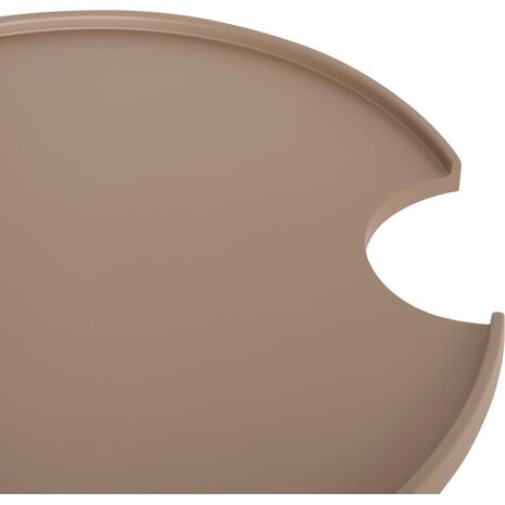 ΤΡΑΠΕΖΙ ΜΕΣΗΣ ΣΤΡΟΓΓΥΛΟ ΕΞ.ΧΩΡΟΥ TEROC HM6434.03 ΑΛΟΥΜΙΝΙΟ ΚΑΠΟΥΤΣΙΝΟ Φ70x44Υεκ