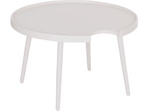 ΤΡΑΠΕΖΙ ΜΕΣΗΣ ΣΤΡΟΓΓΥΛΟ ΕΞ.ΧΩΡΟΥ TEROC HM6434.02 ΑΛΟΥΜΙΝΙΟ ΛΕΥΚΟ Φ70x44Υεκ