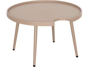 ΤΡΑΠΕΖΙ ΜΕΣΗΣ ΣΤΡΟΓΓΥΛΟ ΕΞ.ΧΩΡΟΥ TEROC HM6434.03 ΑΛΟΥΜΙΝΙΟ ΚΑΠΟΥΤΣΙΝΟ Φ70x44Υεκ