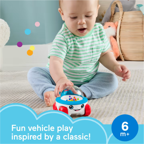 Fisher-Price Κουδουνίστρες Ζωάκια - Ασπρόμαυρος Ασβός JKW53/JKW57