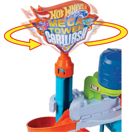 Hot wheels mega πλυντήριο χρωμοκεραυνών