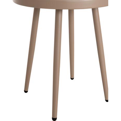 ΤΡΑΠΕΖΙ ΒΟΗΘΗΤΙΚΟ ΣΤΡΟΓΓΥΛΟ ΕΞ.ΧΩΡΟΥ TEROC HM6433.03 ΑΛΟΥΜΙΝΙΟ ΚΑΠΟΥΤΣΙΝΟ Φ47x53Υεκ