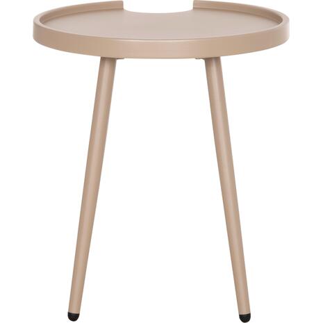 ΤΡΑΠΕΖΙ ΒΟΗΘΗΤΙΚΟ ΣΤΡΟΓΓΥΛΟ ΕΞ.ΧΩΡΟΥ TEROC HM6433.03 ΑΛΟΥΜΙΝΙΟ ΚΑΠΟΥΤΣΙΝΟ Φ47x53Υεκ