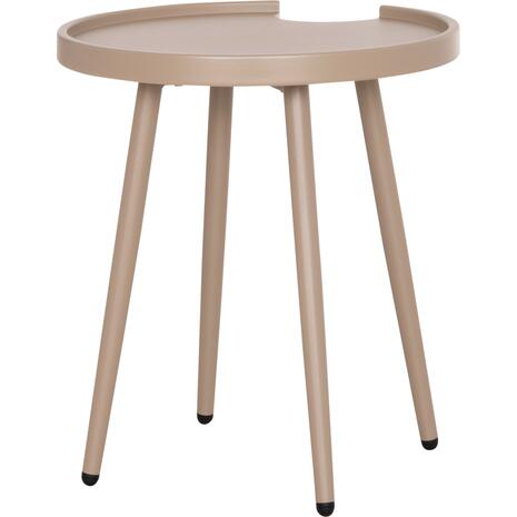 ΤΡΑΠΕΖΙ ΒΟΗΘΗΤΙΚΟ ΣΤΡΟΓΓΥΛΟ ΕΞ.ΧΩΡΟΥ TEROC HM6433.03 ΑΛΟΥΜΙΝΙΟ ΚΑΠΟΥΤΣΙΝΟ Φ47x53Υεκ