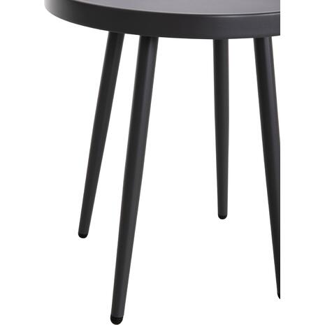 ΤΡΑΠΕΖΙ ΒΟΗΘΗΤΙΚΟ ΣΤΡΟΓΓΥΛΟ ΕΞ.ΧΩΡΟΥ TEROC HM6433.01 ΑΛΟΥΜΙΝΙΟ ΓΚΡΙ Φ47x53Υεκ