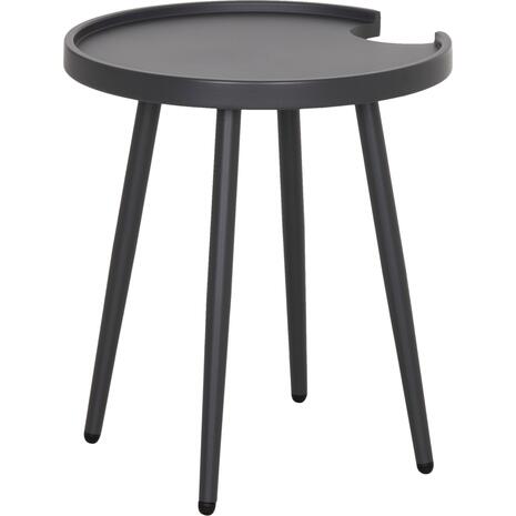 ΤΡΑΠΕΖΙ ΒΟΗΘΗΤΙΚΟ ΣΤΡΟΓΓΥΛΟ ΕΞ.ΧΩΡΟΥ TEROC HM6433.01 ΑΛΟΥΜΙΝΙΟ ΓΚΡΙ Φ47x53Υεκ