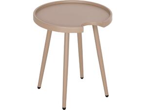 ΤΡΑΠΕΖΙ ΒΟΗΘΗΤΙΚΟ ΣΤΡΟΓΓΥΛΟ ΕΞ.ΧΩΡΟΥ TEROC HM6433.03 ΑΛΟΥΜΙΝΙΟ ΚΑΠΟΥΤΣΙΝΟ Φ47x53Υεκ