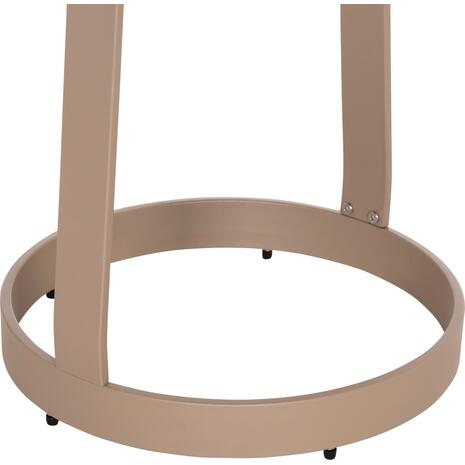 ΤΡΑΠΕΖΙ ΒΟΗΘΗΤΙΚΟ ΕΞ.ΧΩΡΟΥ MINO HM6432.03 ΑΛΟΥΜΙΝΙΟ & ΣΧΟΙΝΙ ΚΑΠΟΥΤΣΙΝΟ Φ47x53Υεκ