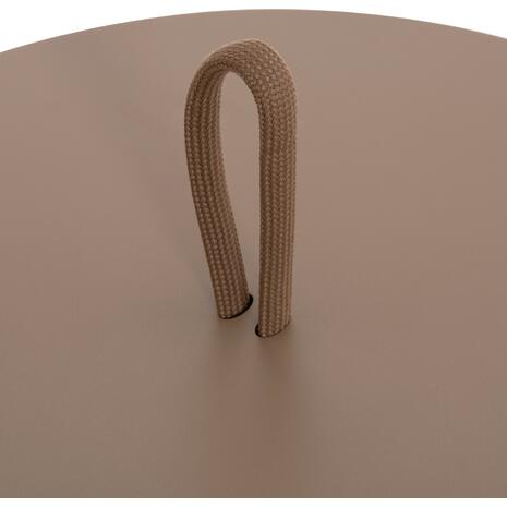 ΤΡΑΠΕΖΙ ΒΟΗΘΗΤΙΚΟ ΕΞ.ΧΩΡΟΥ MINO HM6432.03 ΑΛΟΥΜΙΝΙΟ & ΣΧΟΙΝΙ ΚΑΠΟΥΤΣΙΝΟ Φ47x53Υεκ