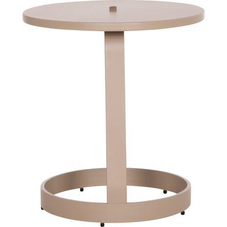 ΤΡΑΠΕΖΙ ΒΟΗΘΗΤΙΚΟ ΕΞ.ΧΩΡΟΥ MINO HM6432.03 ΑΛΟΥΜΙΝΙΟ & ΣΧΟΙΝΙ ΚΑΠΟΥΤΣΙΝΟ Φ47x53Υεκ