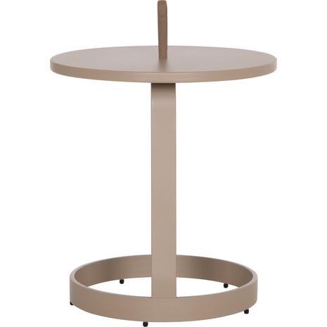 ΤΡΑΠΕΖΙ ΒΟΗΘΗΤΙΚΟ ΕΞ.ΧΩΡΟΥ MINO HM6432.03 ΑΛΟΥΜΙΝΙΟ & ΣΧΟΙΝΙ ΚΑΠΟΥΤΣΙΝΟ Φ47x53Υεκ