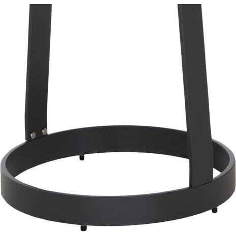 ΤΡΑΠΕΖΙ ΒΟΗΘΗΤΙΚΟ ΕΞ.ΧΩΡΟΥ MINO HM6432.01 ΑΛΟΥΜΙΝΙΟ & ΣΧΟΙΝΙ ΓΚΡΙ Φ47x53Υεκ