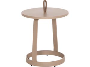 ΤΡΑΠΕΖΙ ΒΟΗΘΗΤΙΚΟ ΕΞ.ΧΩΡΟΥ MINO HM6432.03 ΑΛΟΥΜΙΝΙΟ & ΣΧΟΙΝΙ ΚΑΠΟΥΤΣΙΝΟ Φ47x53Υεκ