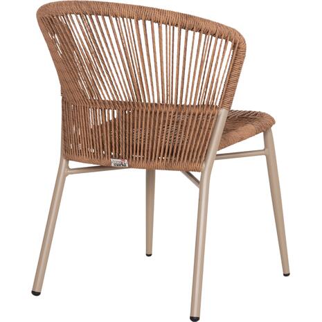 ΚΑΡΕΚΛΑ ΑΛΟΥΜΙΝΙΟΥ LYNN HM6267.03 ΚΑΠΟΥΤΣΙΝΟ ΣΚΕΛΕΤΟΣ-P.E.RATTAN ΦΥΣΙΚΟ 57x62x78Υεκ