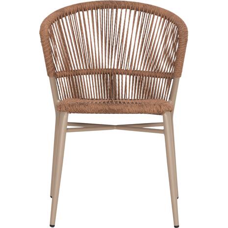 ΚΑΡΕΚΛΑ ΑΛΟΥΜΙΝΙΟΥ LYNN HM6267.03 ΚΑΠΟΥΤΣΙΝΟ ΣΚΕΛΕΤΟΣ-P.E.RATTAN ΦΥΣΙΚΟ 57x62x78Υεκ