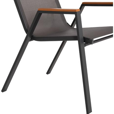 ΠΟΛΥΘΡΟΝΑ ΕΞ.ΧΩΡΟΥ LEONE HM6429.01 ΜΕΤΑΛΛΙΚΗ ΓΚΡΙ--TEXTILENE ΓΚΡΙ 55x74x90Υεκ