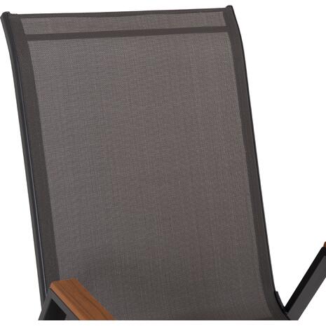 ΠΟΛΥΘΡΟΝΑ ΕΞ.ΧΩΡΟΥ LEONE HM6429.01 ΜΕΤΑΛΛΙΚΗ ΓΚΡΙ--TEXTILENE ΓΚΡΙ 55x74x90Υεκ