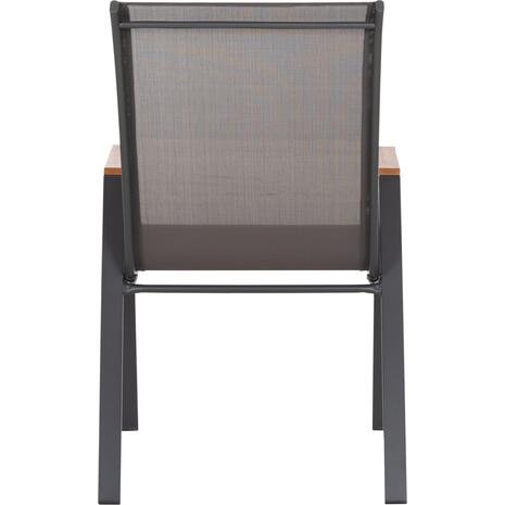 ΠΟΛΥΘΡΟΝΑ ΕΞ.ΧΩΡΟΥ LEONE HM6429.01 ΜΕΤΑΛΛΙΚΗ ΓΚΡΙ--TEXTILENE ΓΚΡΙ 55x74x90Υεκ