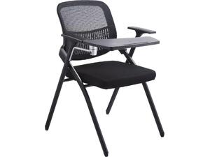 ΚΑΡΕΚΛΑ ΣΥΝΕΔΡΙΟΥ ΠΤΥΣΣΟΜΕΝΗ ΜΕ ΑΝΑΛΟΓΙΟ DENO HM1209.01 MESH ΥΦΑΣΜΑ ΜΑΥΡΟ 65x63x82Υεκ. (σετ 2 τεμαχίων)