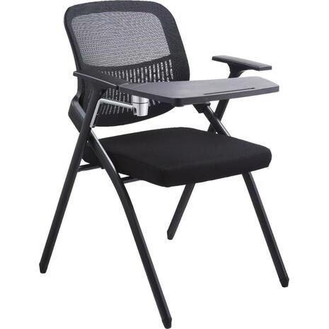 ΚΑΡΕΚΛΑ ΣΥΝΕΔΡΙΟΥ ΠΤΥΣΣΟΜΕΝΗ ΜΕ ΑΝΑΛΟΓΙΟ DENO HM1209.01 MESH ΥΦΑΣΜΑ ΜΑΥΡΟ 65x63x82Υεκ. (σετ 2 τεμαχίων)