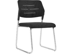 ΚΑΡΕΚΛΑ ΕΠΙΣΚΕΠΤΗ TRABBEL HM1211.01 MESH ΥΦΑΣΜΑ ΜΑΥΡΟ-ΜΕΤΑΛΛΙΚΑ ΠΟΔΙΑ 48x50x82Υεκ (σετ 6 τεμαχίων)