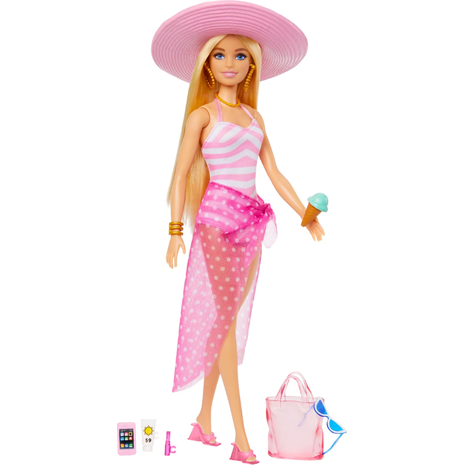 Mattel Barbie Beach Glam Με Αξεσουάρ