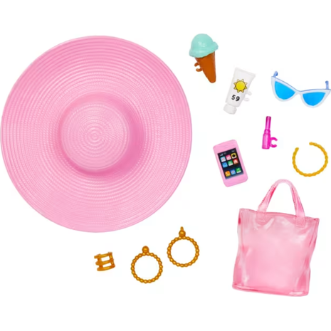 Mattel Barbie Beach Glam Με Αξεσουάρ