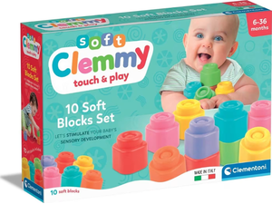 Clementoni Soft Clemmy Touch & Play Μαλακά Premium Τουβλάκια