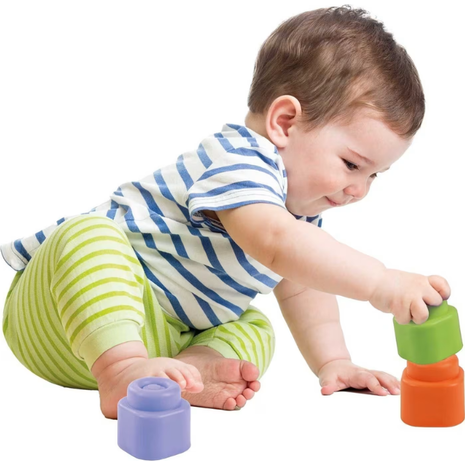 Clementoni Soft Clemmy Touch & Play Μαλακά Premium Τουβλάκια