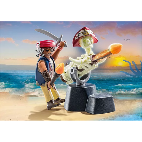Playmobil Πειρατής Με Κανόνι (71421)
