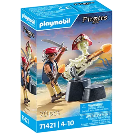 Playmobil Πειρατής Με Κανόνι (71421)