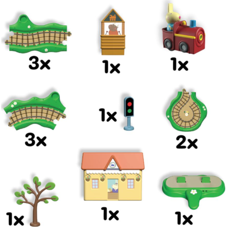 Peppa Pig Whizz Around Το Τρένο Του Παππού Γουρουνάκι (08344)