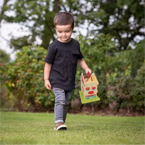 Bluey Ξύλινο Σπίτι Βαλιτσάκι με 6 Φιγούρες (BLYA1000)