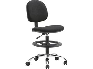 ΣΚΑΜΠΟ ΜΕ ΥΠΟΠΟΔΙΟ DROMEN HM1210.01 ΜΑΥΡΟ ΥΦΑΣΜΑ-ΒΑΣΗ ΧΡΩΜΙΟΥ 48x60x130Υεκ