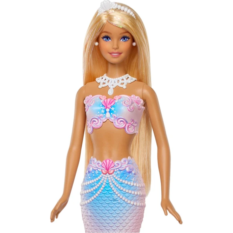 Mattel Barbie γοργόνα με φούσκες (JLW56) (συμπεριλαμβάνει λαμπάδα)