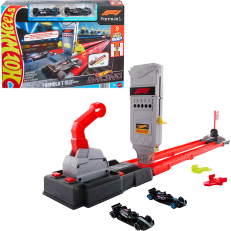 Hot Wheels Racing Πίστα Formula 1 Grid Start (JKM88) (συμπεριλαμβάνει λαμπάδα)